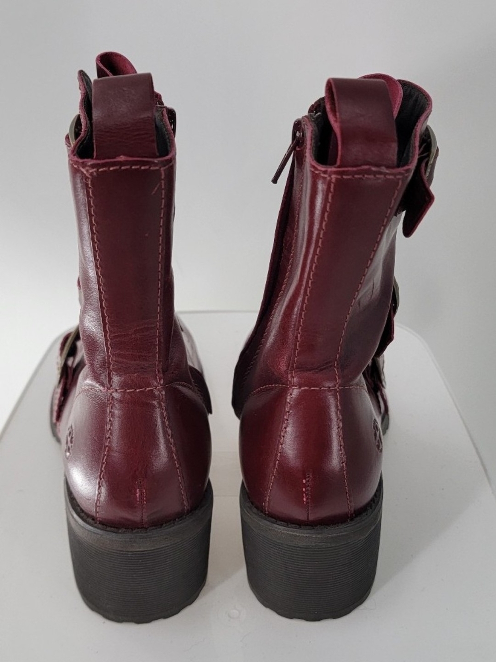Vintage Dr Martens Aletta Ox Blood Boots Rare - Picture 4 of 8